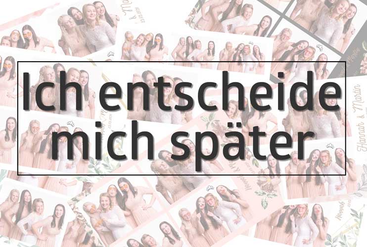 Collagendesign ich entscheide mich später